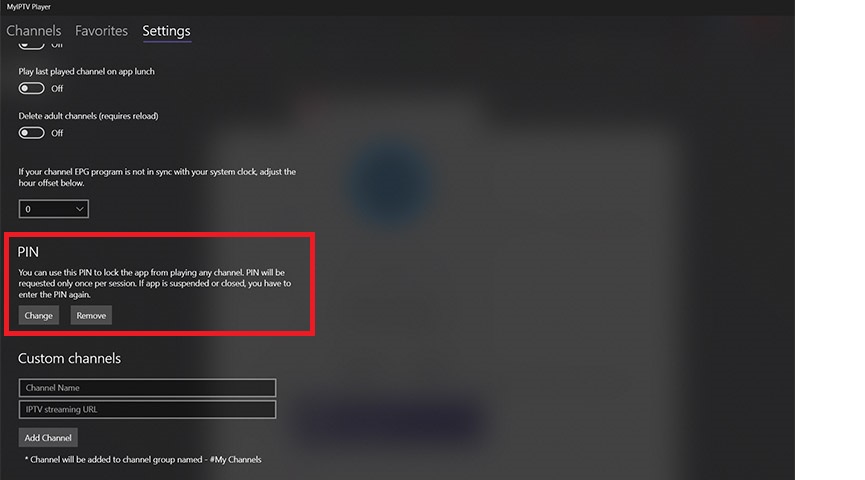 MyIPTV Setup Tutorial-Add-PIN