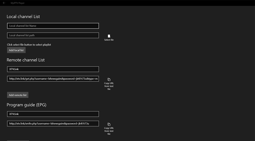 MyIPTV Setup Tutorial-Add-URL